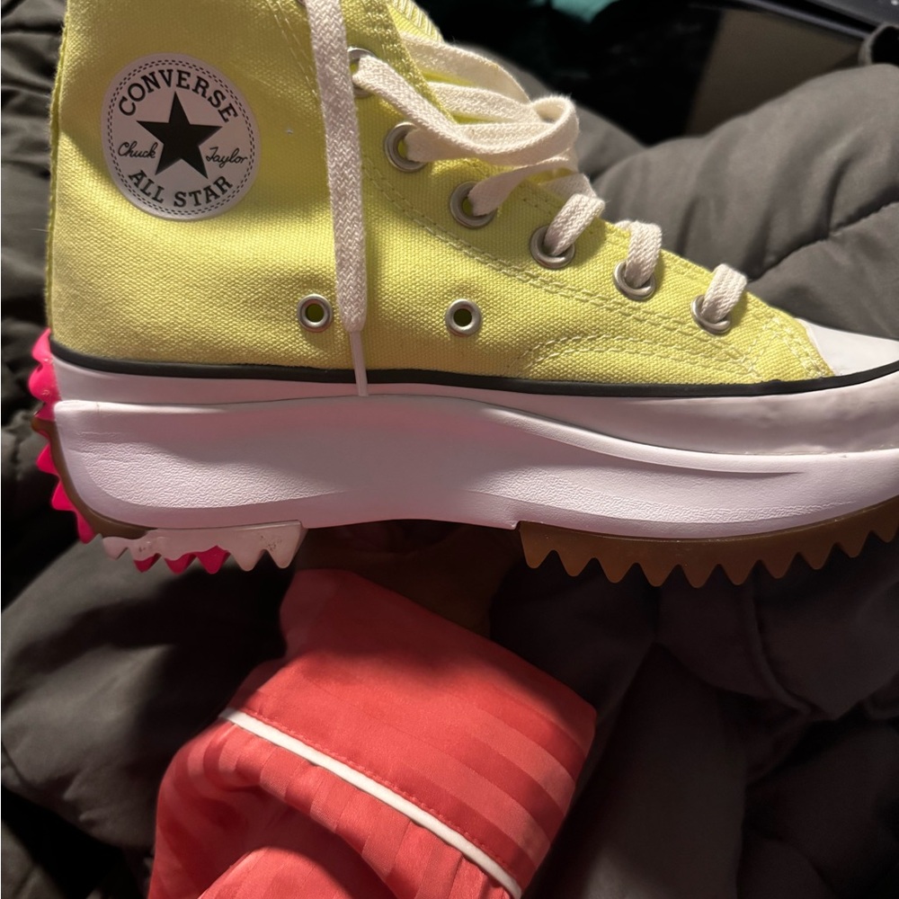 Converse All Star Yellow High-Top Sneakers